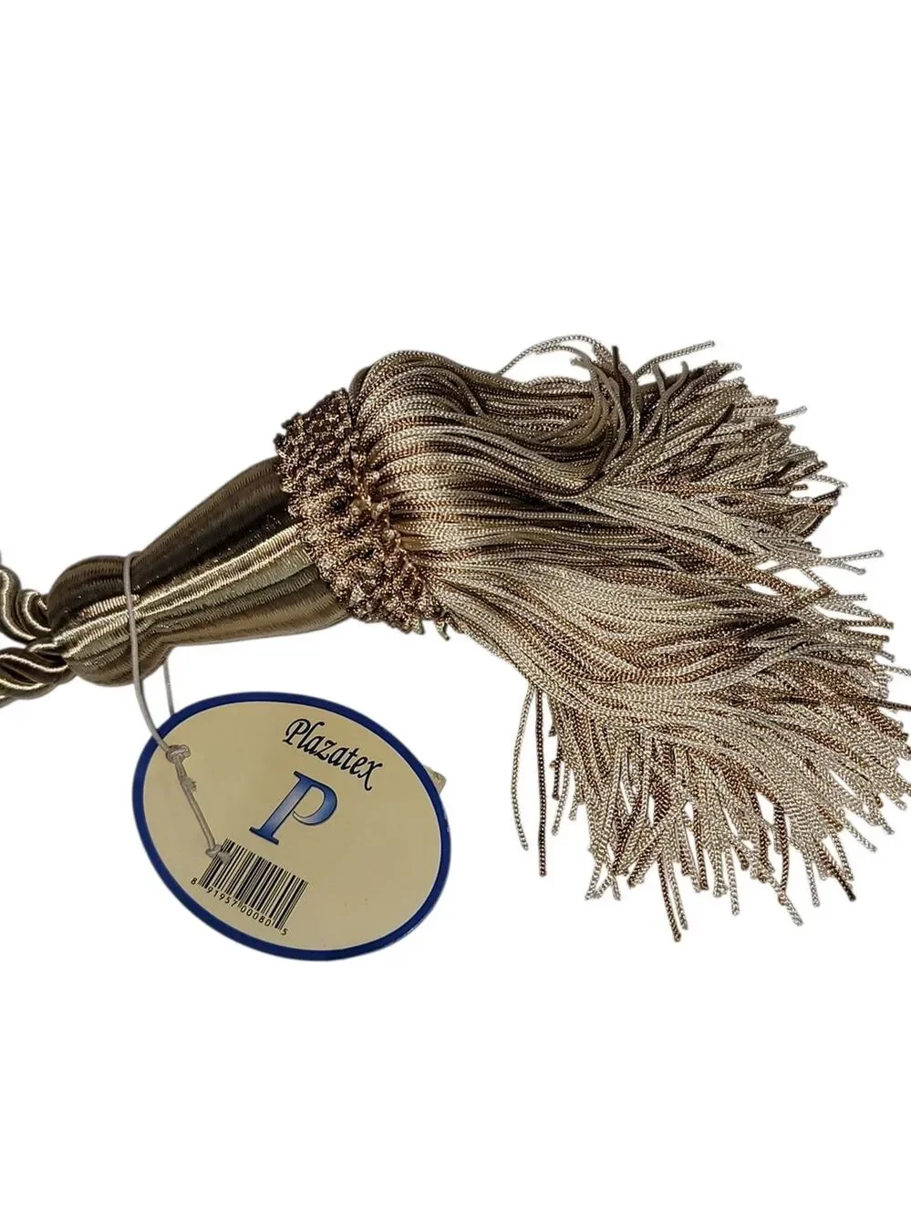 NEW Rope And Tassel Tie Backs For Window Curtains Drapes Set Of 2 Gold Ivory